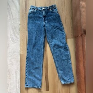 Like New Monki Women's Straight Leg Blue Jeans